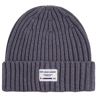Abbildung von Pepe Jeans Jungen Johnny Beanie Cap, Grey (Thunder), L