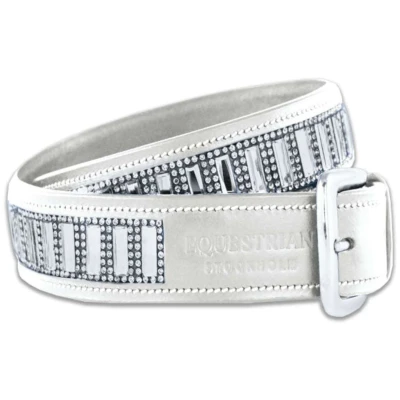 Abbildung von Equestrian Stockholm SS&#039;24 Modern Breeze Contest Belt White