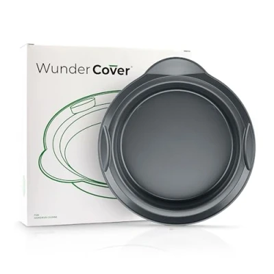 Abbildung von Wundermix WunderCover® Frischhalte Deckel mit Wiegefunktion Zubehör zur luftdichten Abdeckung des Monsieur Cuisine Mixtopfs Wiegeteller für Smart, Connect &amp; Trend