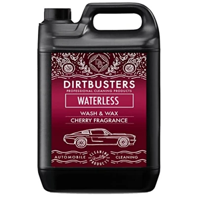 Abbildung von Dirtbusters Trockenreiniger für die professionelle Autowäsche sicher, ungiftig, mit hochglänzendem Wachsfinish &amp; Kirschduft 5 Liter Kanister