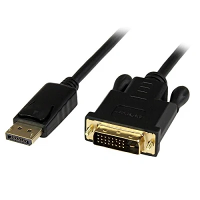 Abbildung von StarTech.com1,8 m DisplayPort auf DVI Kabel Monitorkabel Display DP Aktives (DP2DVIMM6BS)