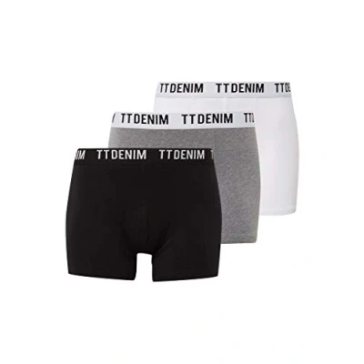 Abbildung von TOM TAILOR Denim Herren Hipster Boxershorts im 3er Pack mit Stretch