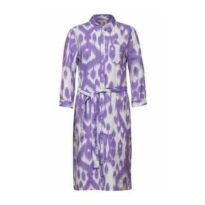 Abbildung von Street One MIT Print Blusenkleid, Damen, Größe: 38, Lila