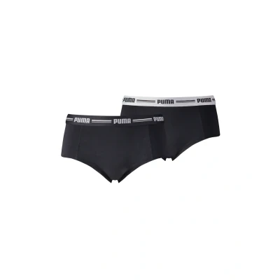 Abbildung von Puma Women MINI 2 PACK Panties, Damen, Größe: XS, Black