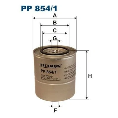 Abbildung von FILTRON PP 854/1 Kraftstofffilter Anschraubfilter BMW: 3 Saloon, 5 Touring