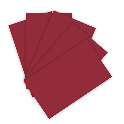 Abbildung von folia 6322 Tonpapier 130 g/m², Tonzeichenpapier in dunkelrot, DIN A3, 50 Bogen, als Grundlage für zahlreiche Bastelarbeiten
