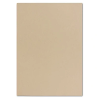 Abbildung von 50 DIN A4 Papier bögen Planobogen Karamel (Braun) 240 g/m² 21 x 29,7 cm Bastelbogen Ton Fotokarton Bastel Karton FarbenFroh