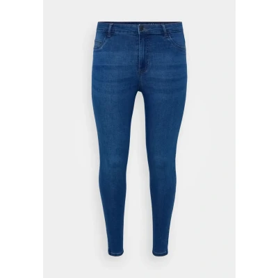 Abbildung von Noisy May Nmcallie Curve Jeans Skinny Fit, Damen, Größe: 50x30, Medium blue denim