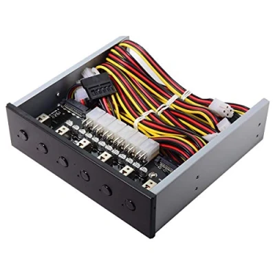 Abbildung von 6 Hard Disk Control System Intelligent Management HDD SSD Power Switch mit 5.25 CD ROM Bay