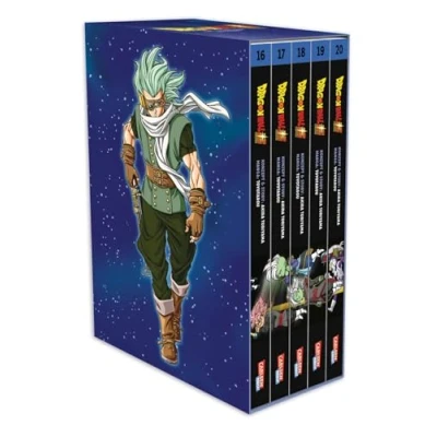 Abbildung von DRAGON BALL Super, Bände 16 20 im Sammelschuber mit Extra: Neue Storys aus dem Universum in praktischer Sammelbox