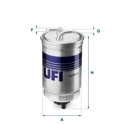 Abbildung von UFI 25.406.01 Hydraulikfilter BMW: 2000 3200 Coupe, IVECO: DAILY 2 Pritsche/Fahrgestell, NSU: 1000 Saloon