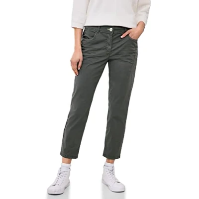 Abbildung von Cecil Casual FIT Stoffhose, Damen, Größe: 28x26, Grün