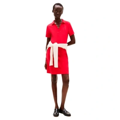 Abbildung von Tommy Hilfiger SLIM OPEN Dress Blusenkleid, Damen, Größe: XXL, Desert sky