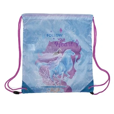 Abbildung von PASO Children&#039;s Gym Bag/Sports Bag 36 x 32 cm Frozen Blue, blue