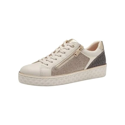 Abbildung von Marco Tozzi Sneaker low, Damen, Größe: 36, Cream comb Schuhe