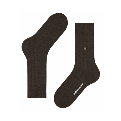 Abbildung von Burlington Dover Socken, Herren, Größe: 40/46, Brown mel