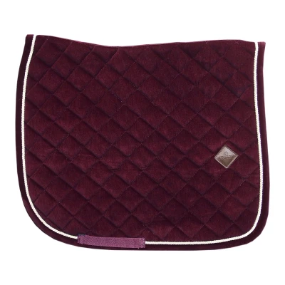 Abbildung von Kentucky Dressur Satteldecke Corduroy Bordeaux Warmblut