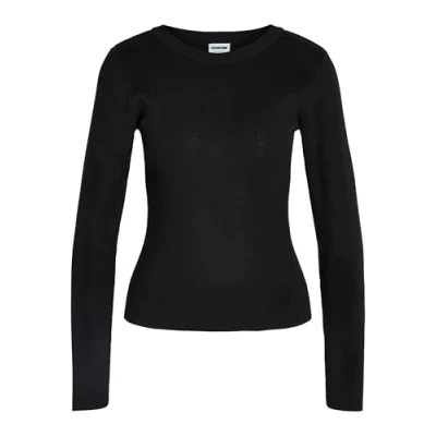 Abbildung von Noisy May Nmjaz O NECK Strickpullover, Damen, Größe: XS, Black