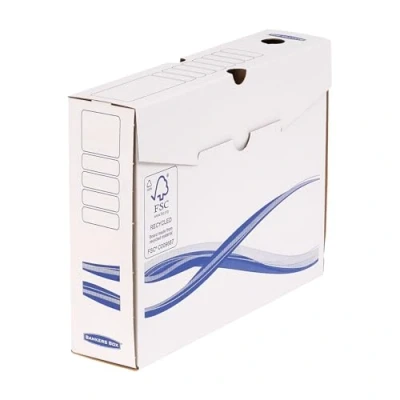 Abbildung von Bankers Box 4460102 Archivschachtel 25 er Pack A4+ Format, 80 mm