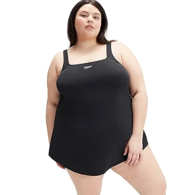 Abbildung von Speedo Damen Badekleid One Piece Swimsuit, Schwarz, 48 EU