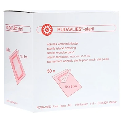 Abbildung von Rudavlies steril Verbandpflaster 8x10 cm