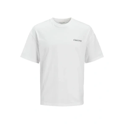 Abbildung von Jack &amp; Jones Jjebradley Graphic TEE O NECK Tshirt print, Herren, Größe: XS, White