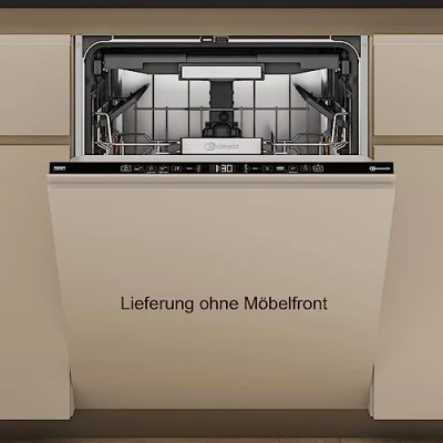 Abbildung von Bauknecht B7I HT58 TC Vollintegrierbarer Geschirrspüler/60 CM/15 Maßgedecke/PowerClean Pro Effektive Hochdruckdüsen/Natural Dry Automatische Türoffnung Bessere Trocknung/MaxiSpace Mehr Innenraum