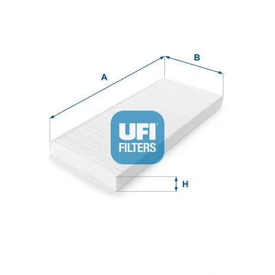 Abbildung von UFI 54.171.00 Innenraumfilter Aktivkohlefilter 255 201 30 CITROËN: Xsara Picasso