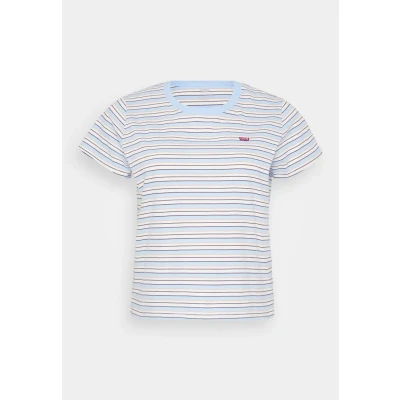 Abbildung von Levi&#039;s Plus THE Perfect TEE Tshirt print, Damen, Größe: 54/56, Mandy/blue