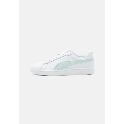 Abbildung von Puma Smash 3.0 Sneaker low, Größe: 45, White/peaceful blue Leder und lederimitat