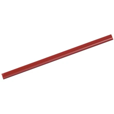 Abbildung von Durable Klemmschiene A4, für circa 60 Blatt, Packung à 50 Stück, rot, 293103