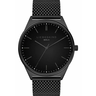 Abbildung von Liebeskind Berlin Unisex Analog Quarz Uhr, Größe: One Size, Schwarz