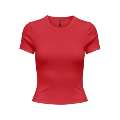 Abbildung von ONLY Kurzarmshirt »ONLVAL S/S O NECK TOP CC JRS«