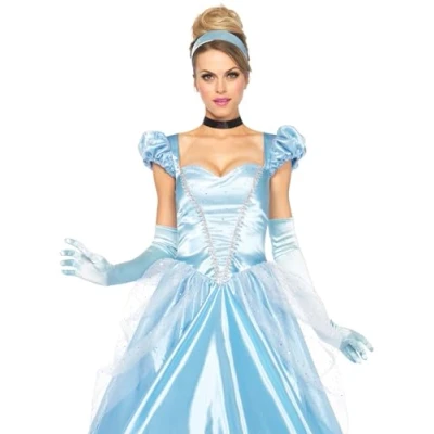 Abbildung von LEG AVENUE Damen Classic Cinderella Kost me, Blau, Large EUR 40