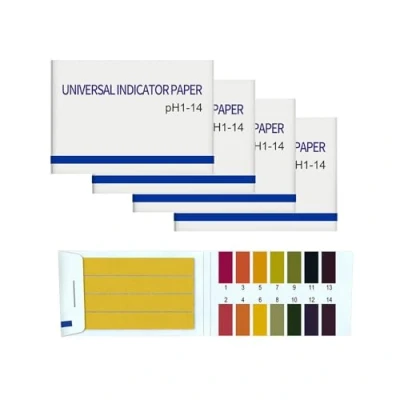 Abbildung von INF 320 Stück pH Wert Teststreifen, Lackmuspapier, Messbereich 1 14, 4 x 80er Pack