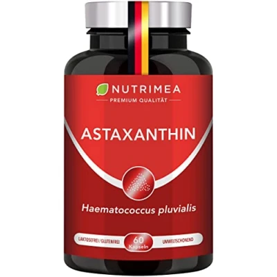 Abbildung von Astaxanthin Kapseln Reines Natürliches aus Algen 60 jeweils 4 mg Starkes Antioxidans