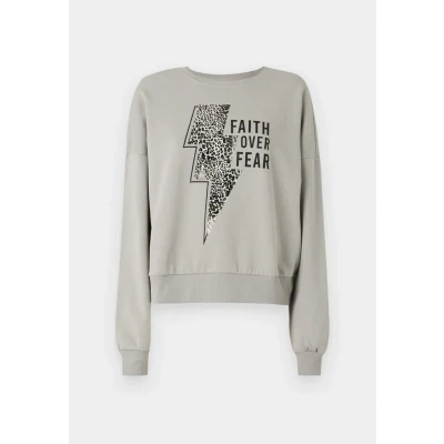 Abbildung von ONLY Onlruna O NECK BOX Sweatshirt Ultimate grey, Damen, Größe: XS, grey