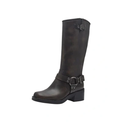 Abbildung von Tamaris Damen Langschaft Stiefel Blockabsatz Vegan; CIGAR, EU 37