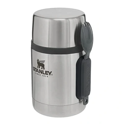 Abbildung von Stanley Adventure Stainless Steel All In One Thermobehälter für Essen mit Spork 532 ml Edelstahl Warmhaltebehälter BPA Frei Hält 12 Stunden Heiß oder Kalt Spülmaschinenfest