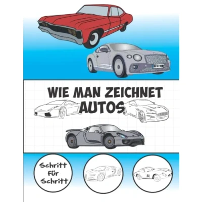Abbildung von Wie Man Zeichnet Autos Schritt für Schritt: Buch Kinder Zeichnen lernen Kopieren Auto Geschenkidee 4 12