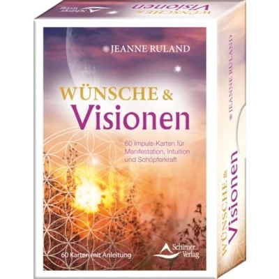 Abbildung von Wünsche &amp; Visionen: 60 Impuls Karten für Manifestation, Intuition und Schöpferkraft mit Anleitung