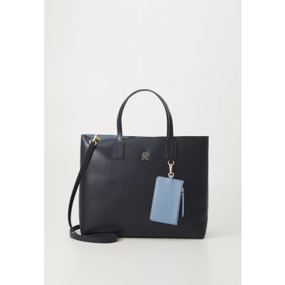 Abbildung von Tommy Hilfiger ICON Satchel Shopping Bag, Damen, Größe: One Size, Space blue