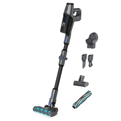 Abbildung von Rowenta RH6971 X Pert 3.60 Flex kabelloser Akku Stabstaubsauger, Kunststoff, Grau/Blau