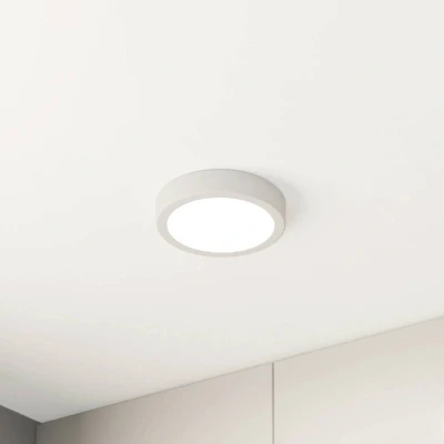 Abbildung von EGLO Deckenleuchte »FUEVA 5«, Leuchtmittel LED Modul fest integriert, in weiß aus Stahl 11W Warmweiß