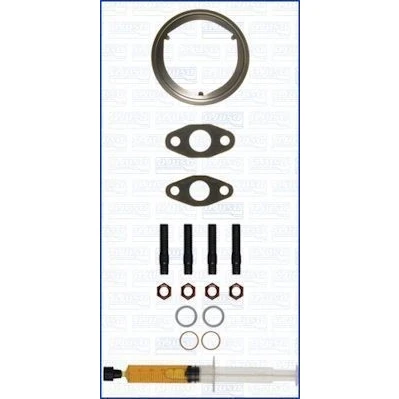 Abbildung von AJUSA JTC11826 Montagesatz, Lader with studs, syringe oil mit Dichtungen Montageanleitung VOLKSWAGEN: Crafter 30 35 Minibus