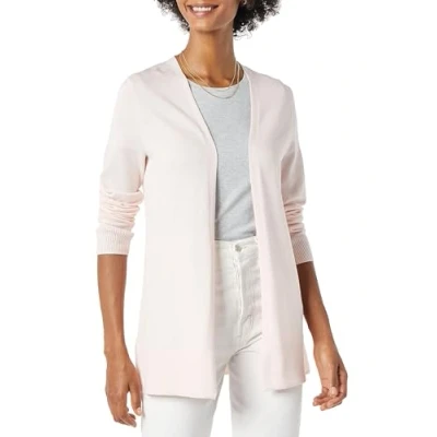 Abbildung von Amazon Essentials Damen Leichte Strickjacke, Vorne Offen (Erhältlich In Übergröße), Blassrosa, XL