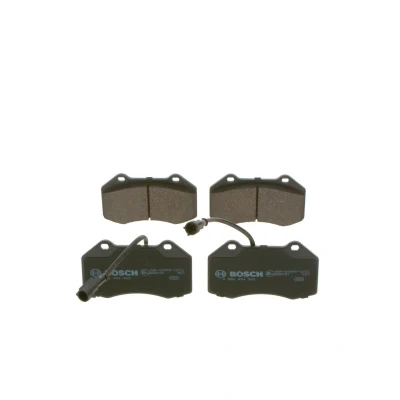 Abbildung von BOSCH 0 986 494 903 Bremsbelagsatz Low Metallic mit integriertem Verschleißwarnkontakt ABARTH: Punto, Grande Punto Evo