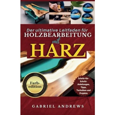 Abbildung von Der ultimative Leitfaden für Holzbearbeitung mit Harz (Farbedition): Schritt Anleitungen, Tipps, Techniken und Projekte