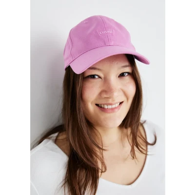 Abbildung von Levi&#039;s Women Housemark Flexfit Cap, Damen, Größe: One Size, Regular pink