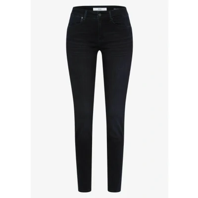Abbildung von BRAX Style ANA SLIM FIT MIT Normaler LEIBHÖHE Jeans Skinny Fit, Damen, Größe: 40xR, Used dark blue